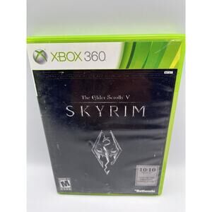 The Elder Scrolls V: Skyrim (Microsoft Xbox 360, 2011) CIB W/Manual